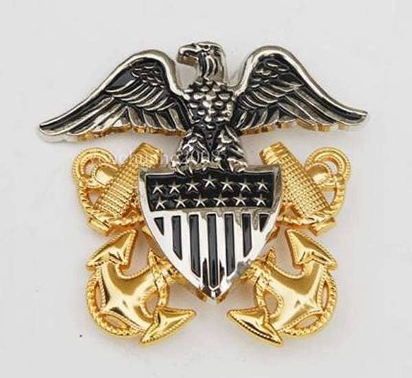 World War II-era officer's crest. (Photo: Navy archives)