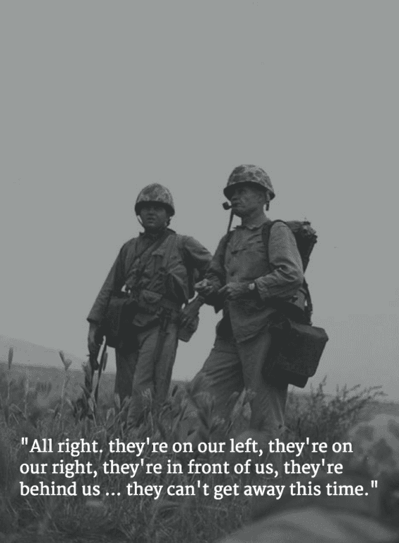 they can't get away this time chesty puller quotes