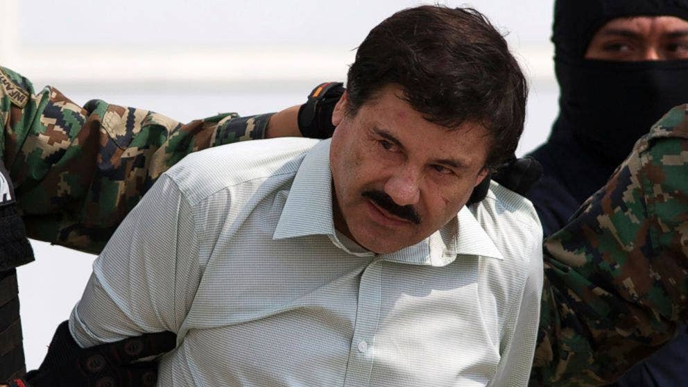 El Chapo after his 2014 incarceration (photo by Day Donaldson)