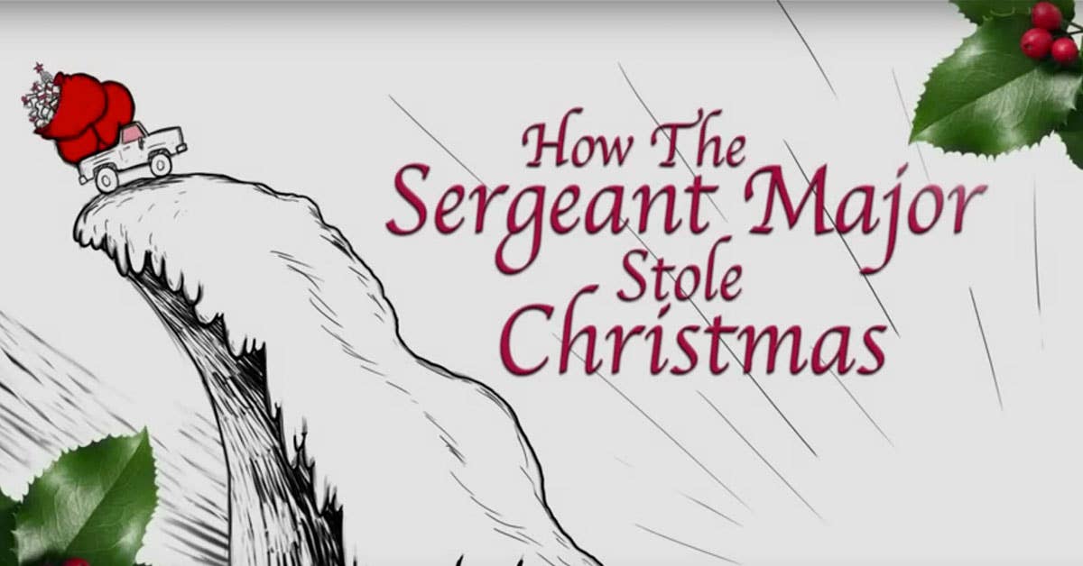 It&#8217;s time for the WATM classic: &#8216;How the Sergeant Major Stole Christmas&#8217;