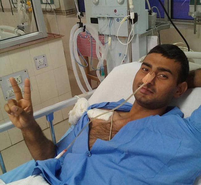 indian air force commando after surgery