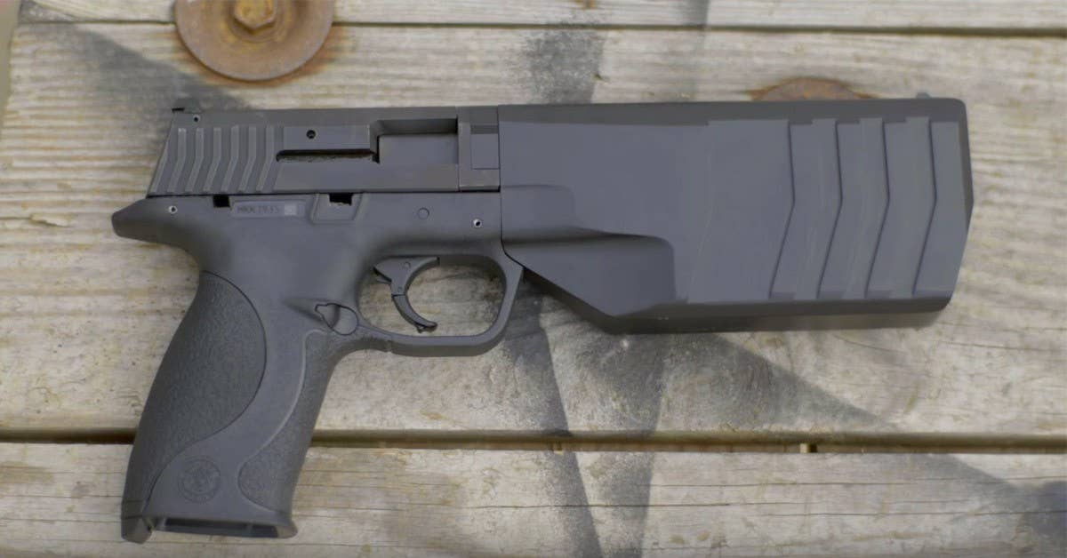 This new 9mm pistol looks like something out of &#8216;RoboCop&#8217;