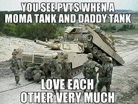 Think they'll give birth to a humvee?