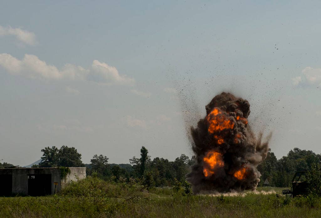sappers explosion