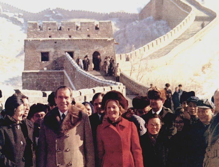 In 1972, President Richard Nixon made a visit to Communist China, the first for a U.S. President, opening official diplomatic relations between the U.S. and China for the first time since the Nationalist regime fled to Taiwan in 1949. The division between Soviet and Chinese Communism combined with a thaw in U.S-China relations led to arms treaties with the Soviet Union.