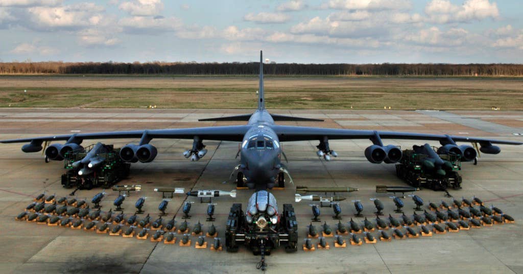 The B-52 and the 70,000 pounds of munitions it can carry. | Photo: U.S. Air Force