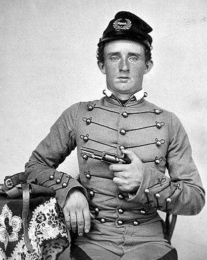 Cadet Custer at West Point.