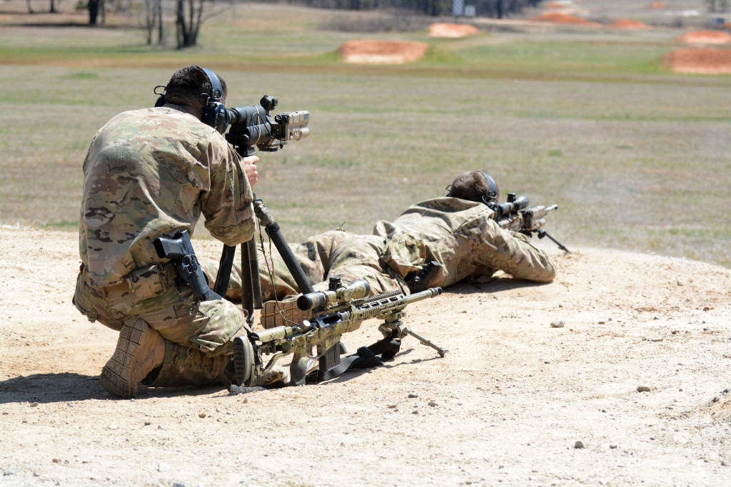 Army sniper school firing line