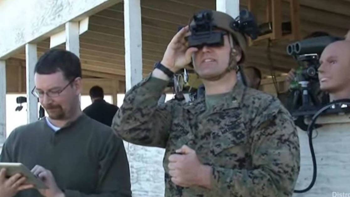 These glasses can turn any location into a simulated battlefield