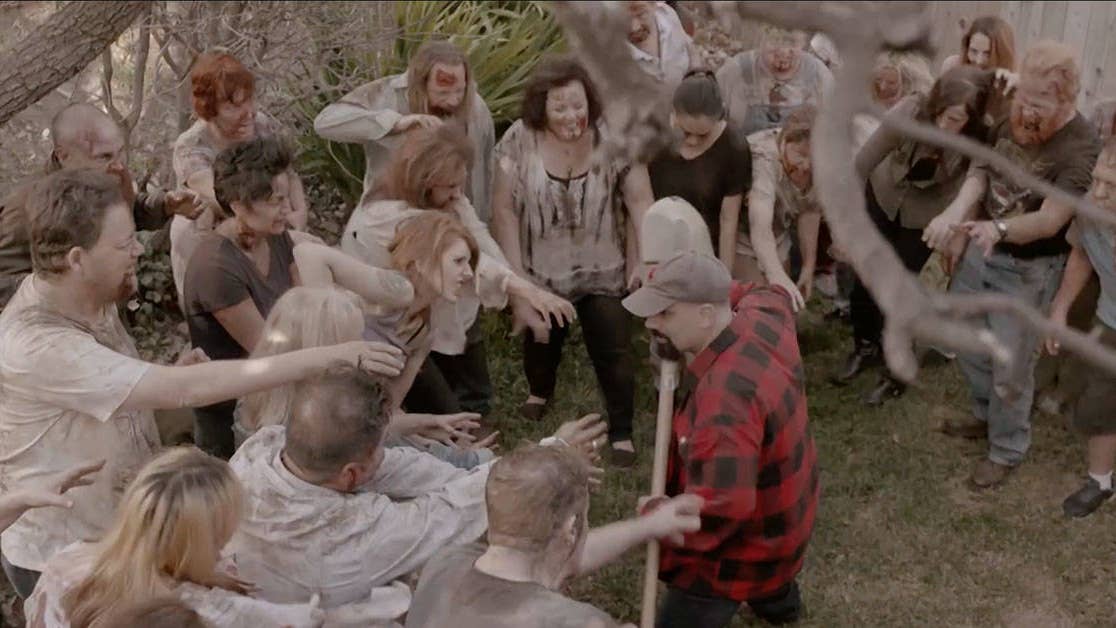 Meet the guy behind this show where a Marine Corps vet fights zombies