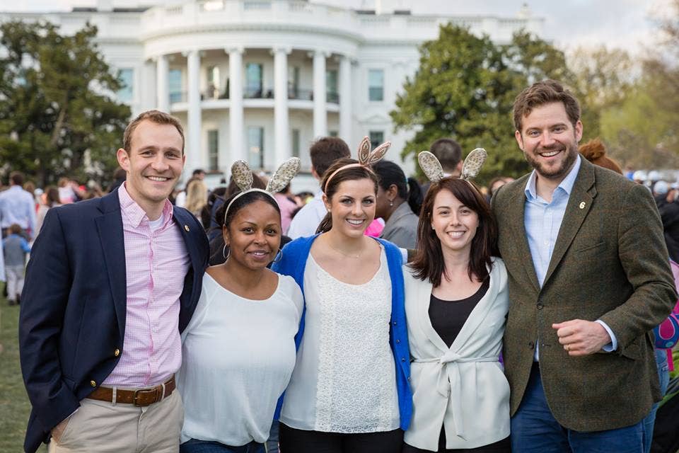 Got Your 6 team at the White House Easter Egg roll. (Photo: Got Your 6)