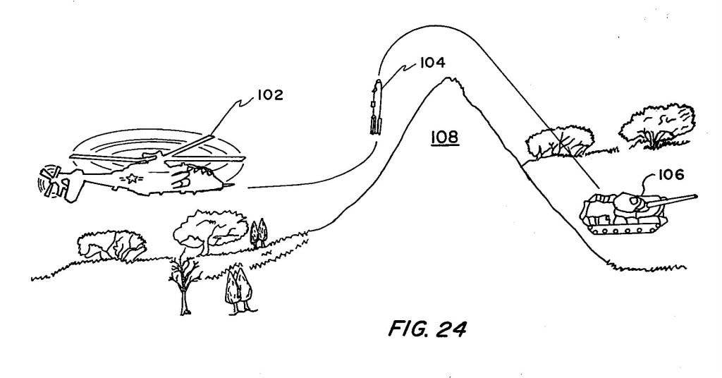 (Figure: US Army patent application)
