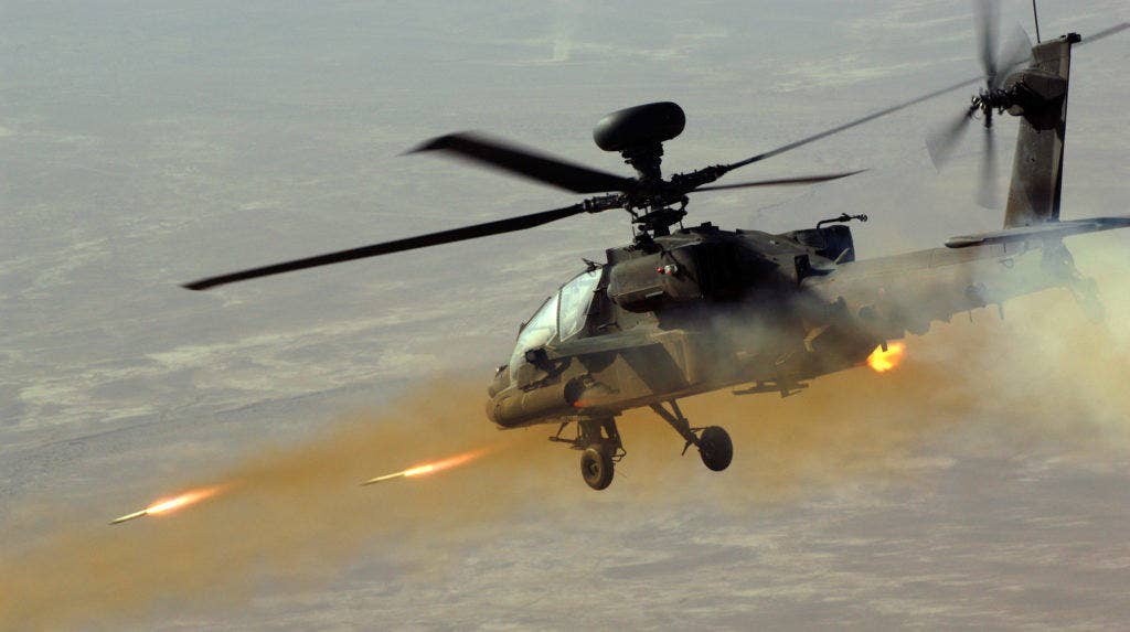 There's nothing in so good a shape that it can resist an Apache, though. (Photo: Ministry of Defence)