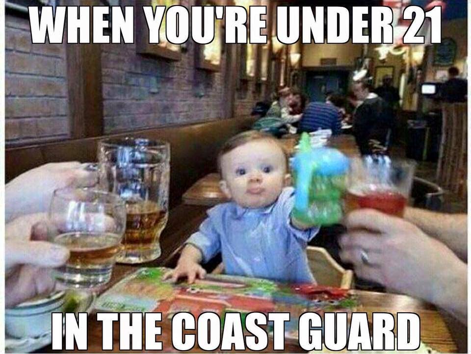 Just guarding some coast. From this high chair. In this bar.