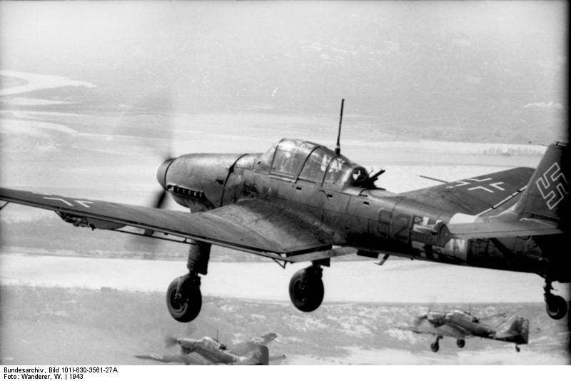 The Ju-87 Stuka was an ugly tank buster. Photo: Public Domain