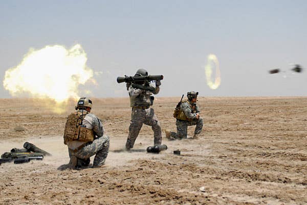 US Army Special Forces soldiers train with the Carl Gustaf recoilless rifle in Basra, Iraq. | Wikimedia Commons