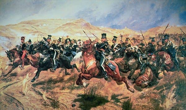 charge of the light brigade painting