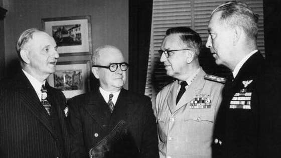 That time the admirals revolted in front of Congress because SecDef took their carriers