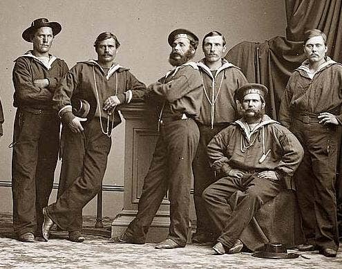 Sailors of the Union Navy during the Civil War, 1865