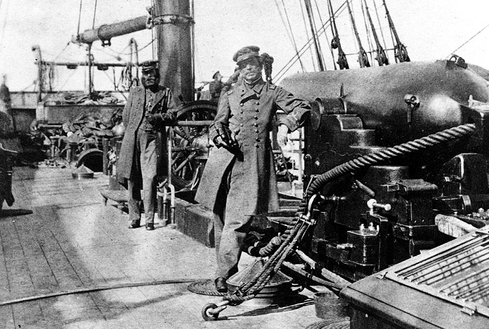 Confederate officers aboard the CSS Alabama, 1863