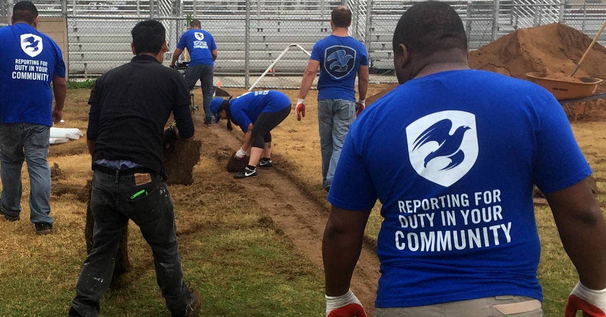 The Mission Continues hits the ground in LA to give a grade school a facelift