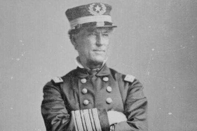 Admiral David Farragut during the Civil War