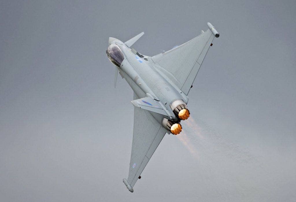 A Royal Air Force Typhoon in 2012. Peter Gronemann/Flickr photo
