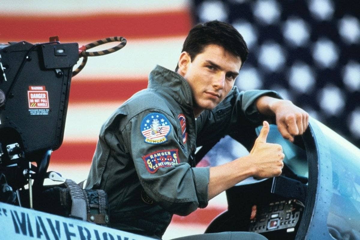 Tom Cruise in 'Top Gun' (1986) Paramount Pictures