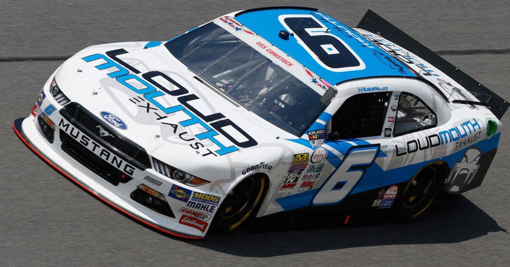 Darrell Wallace Jr., driver of the #6 LoudMouth Exhaust Ford, will sport the USS Comstock in Subway's Firecracker 250.