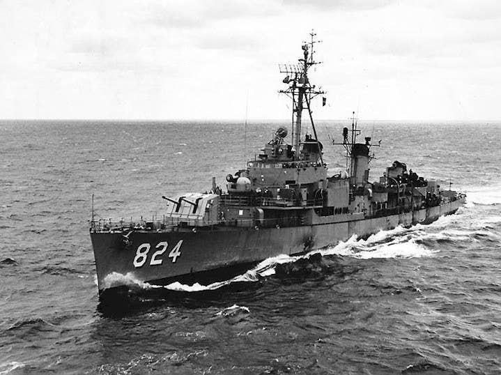 USS Basilone in action in 1960. (Photo: U.S. Navy)