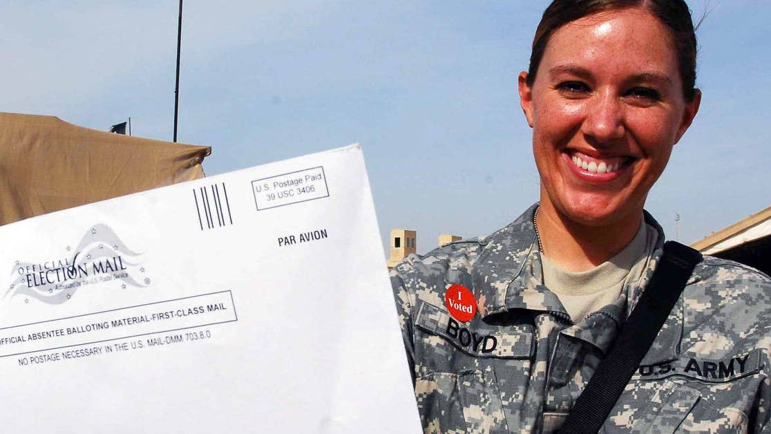 Here are the steps to vote while deployed overseas