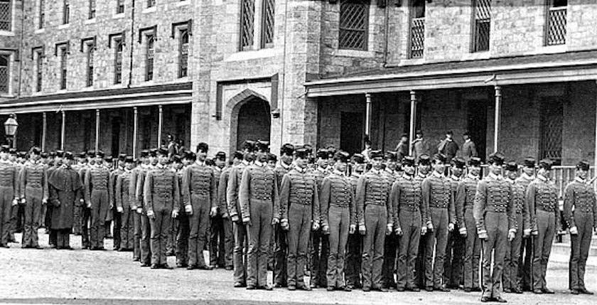 West Point cadets in 1870 (where are their PT belts?) | Public Domain
