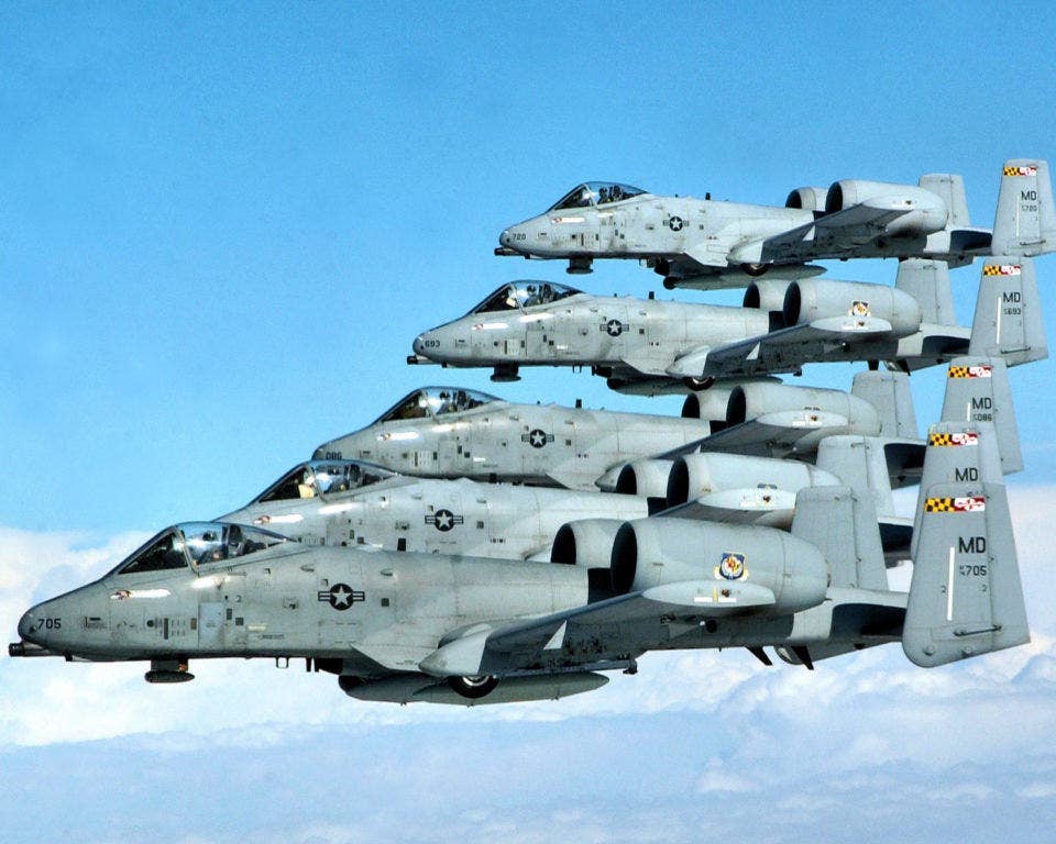 A-10s aren't as safe as some other planes, but they save the bacon of the guys on the ground beneath them. (Photo: US Air Force)