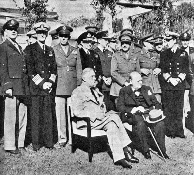 Franklin D. Roosevelt at the Casablanca Conference