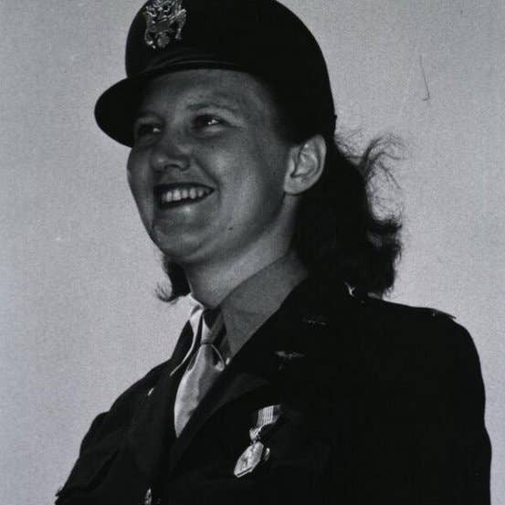 Lt. Edith Greenwood after receiving her Soldier's Medal. She was the first woman to receive the medal. (Photo: Public Domain)