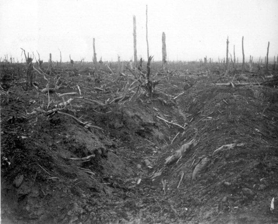 battlefield at the Somme