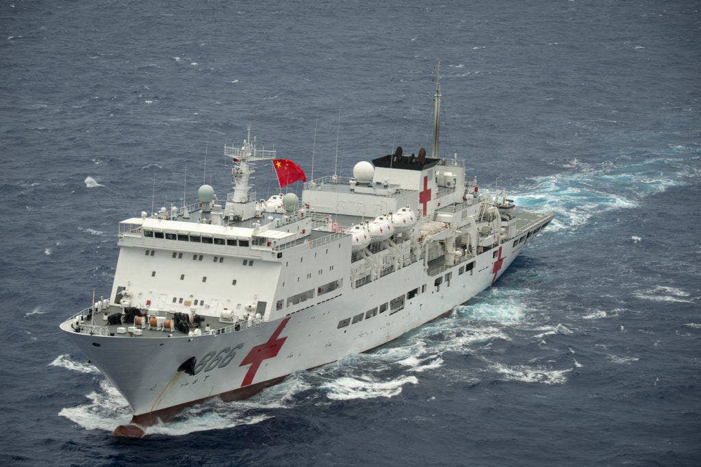 The Chinese hospital ship Peace Ark got in on the action of Pacific Rim. (Photo: US Navy Mass Communication Specialist 1st Class Ace Rheaume)