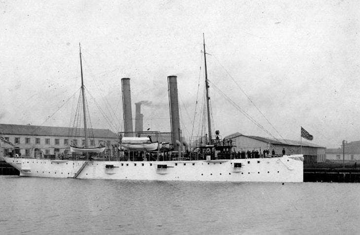 The Nashville was a gunboat commissioned in 1897. (Photo: US Navy)