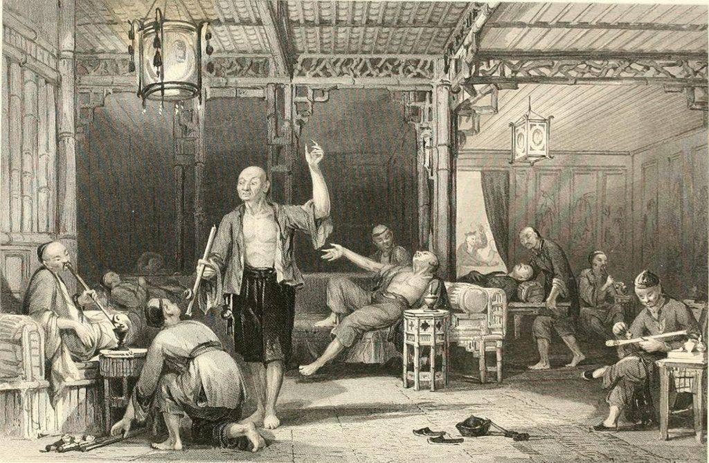 An 1858 drawing by Thomas Allom from 'The Chinese Empire Illustrated'