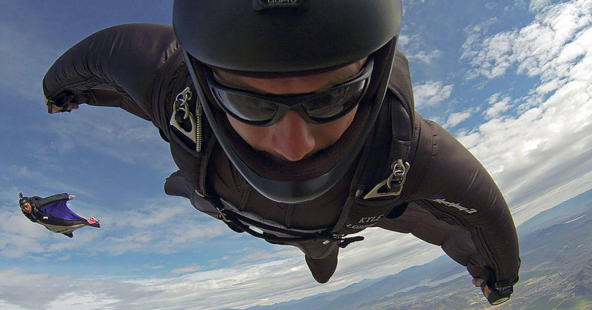 This Marine helicopter pilot says a wingsuit is the best way to