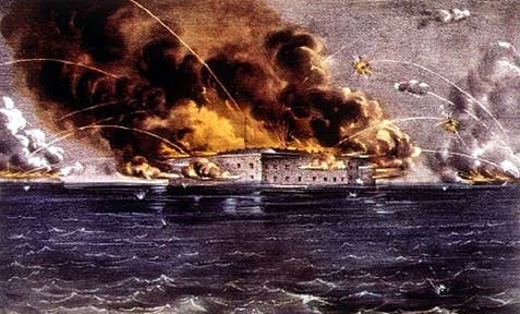 battle of fort sumter civil war facts