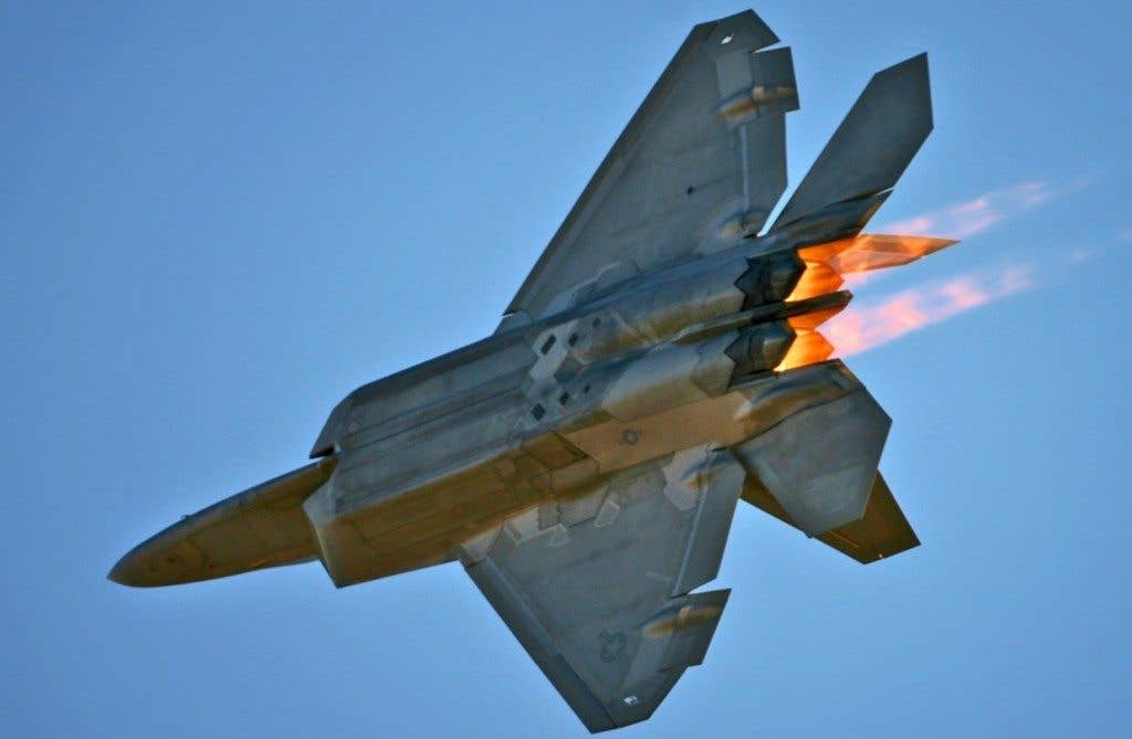 An F-22 Raptor | US Air Force photo