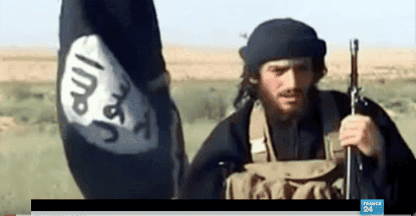 Al-Adnani was believed to be the number two commander for the Islamic State group and was a key recruiter and operational planner for the terrorist organization. (Photo: France 24 YouTube)
