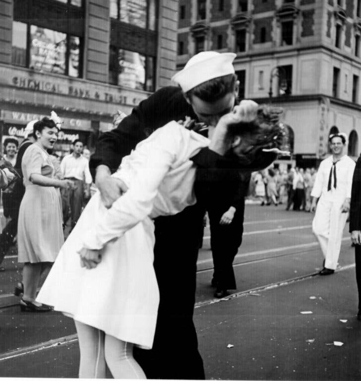 Navy photographer Victor Jorgenson's photo.