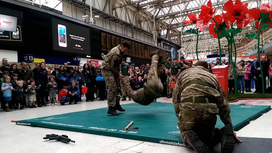 Check out these sweet Royal Marine combat moves