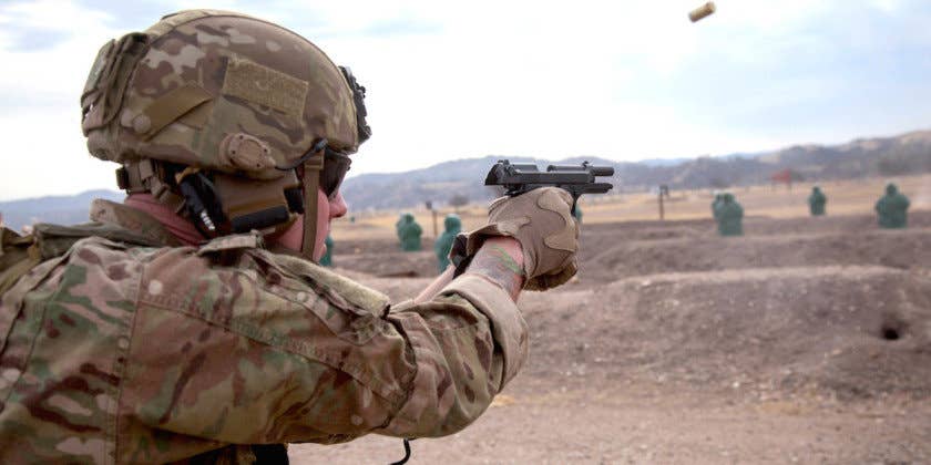 The Army recently notified Smith  Wesson that it is out of the competition to replace the Beretta M9 9mm pistol. | US Army photo