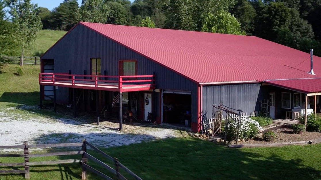 This Army veteran built his dream home and horse farm with the help of his family