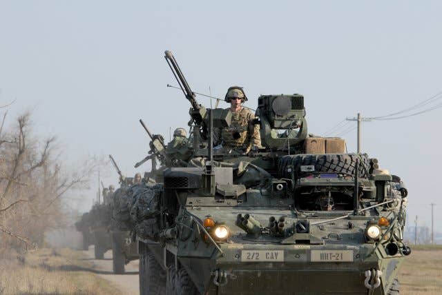 US Army Strykers in Romania. | US Army photo