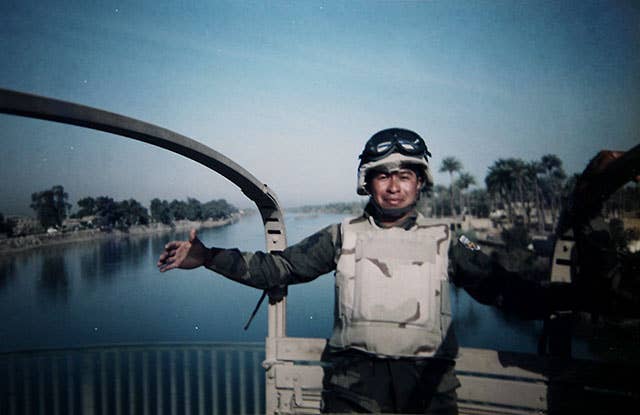 Toloza deployed to Iraq in 2004 (via Samuel Toloza)