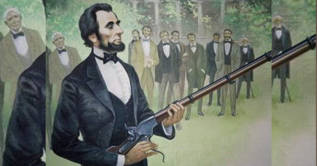 President Lincoln is said to have tested the Spencer Rifle himself on the White House grounds.